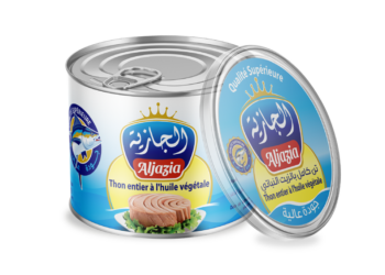 Thon entier à l’huile végétale 400g – Aljazia