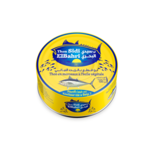 Chunky tuna in vegetable oil 130g – Tuna Sidi ElBahri